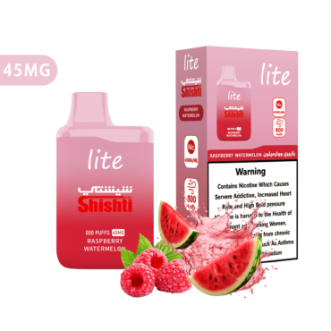 VAPE SHISHTI LITE RASPBERRY WATERMELON 45MG 800 PUFFS