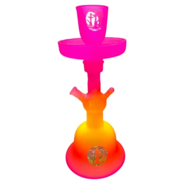 Small colored glass hookah head