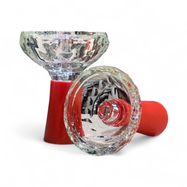Red silicone and crystal head